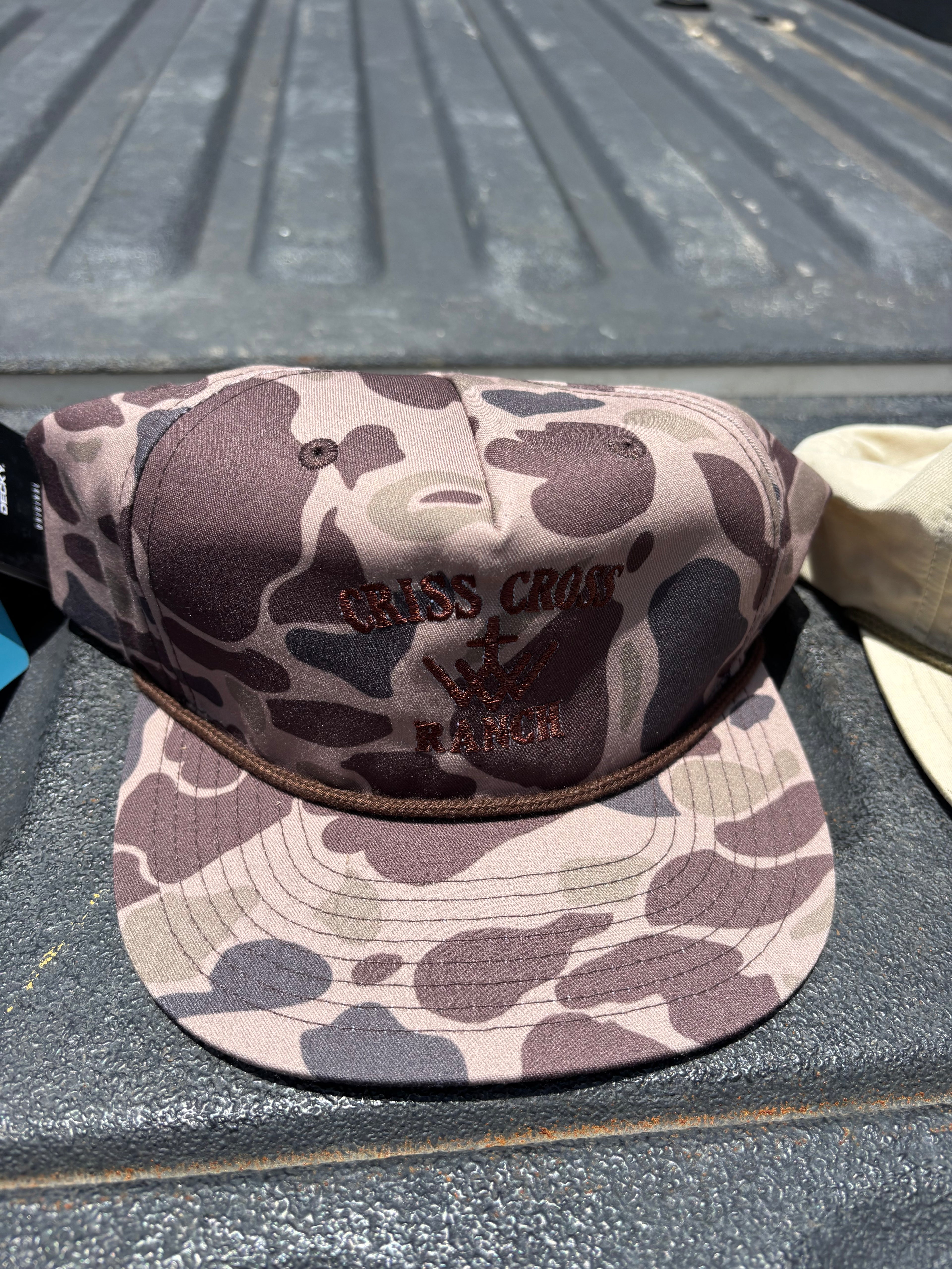 Old School Camo Rope Hat