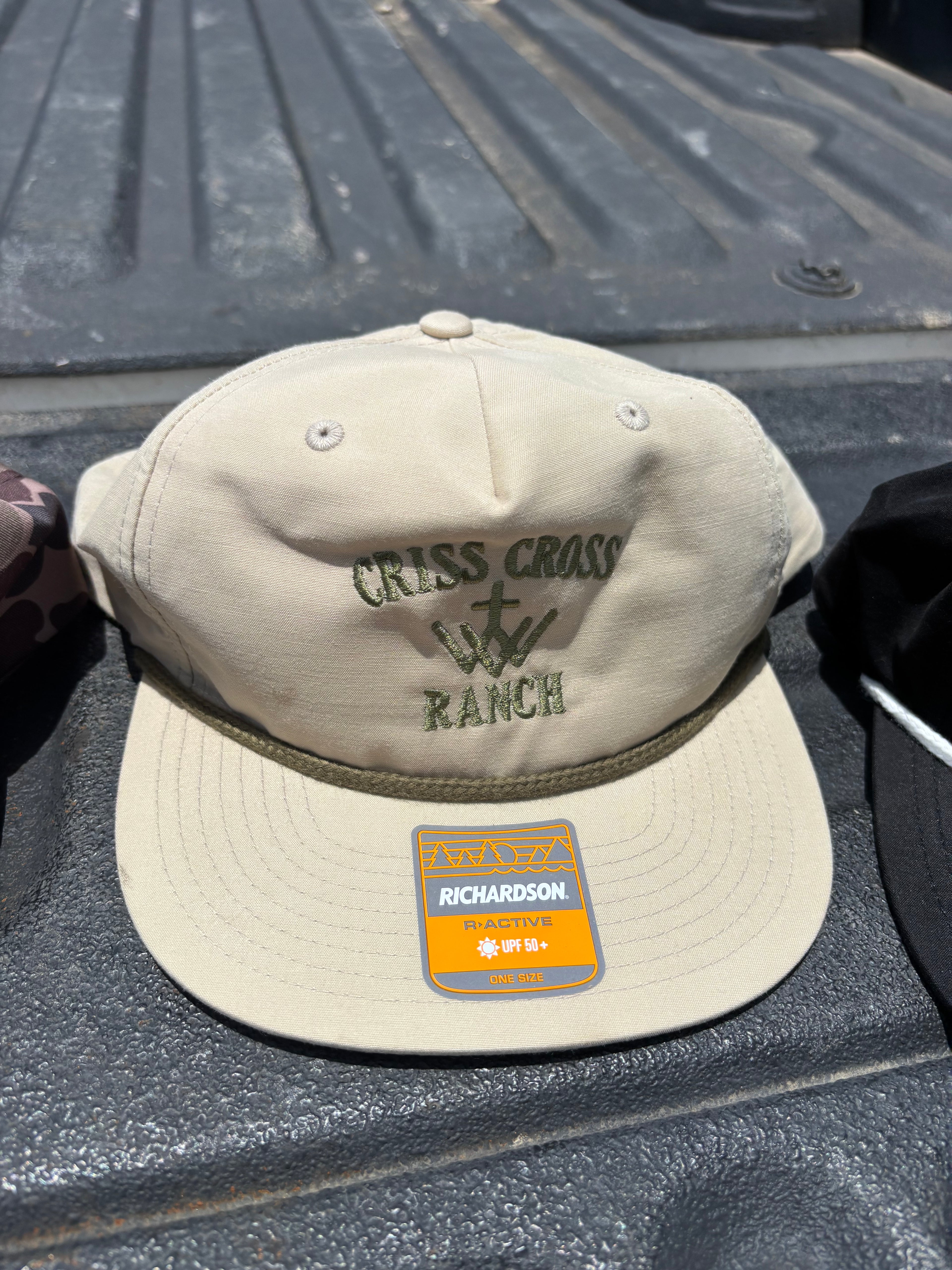 Beige Rope Hat