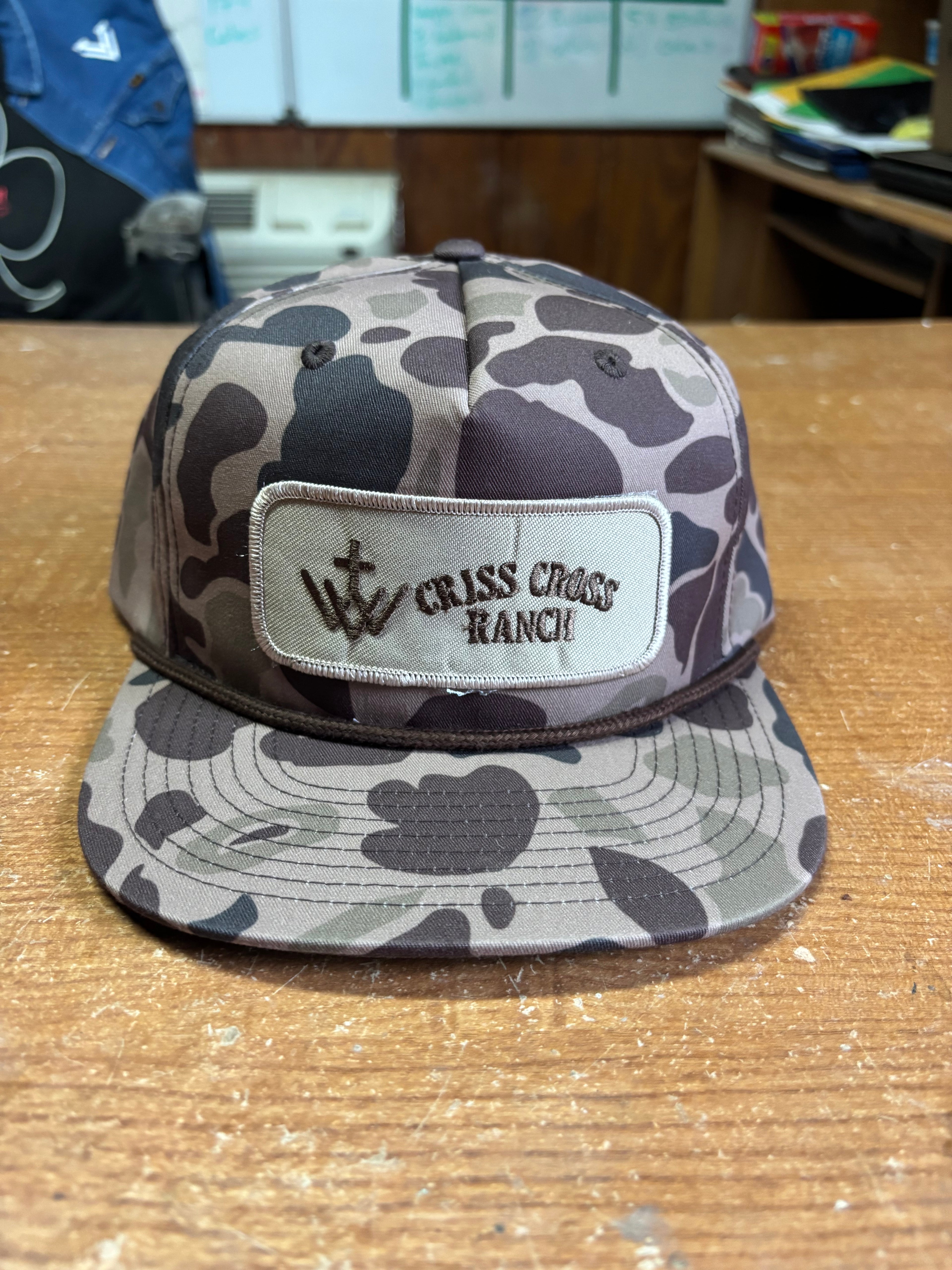 Old School Camo Rope Hat